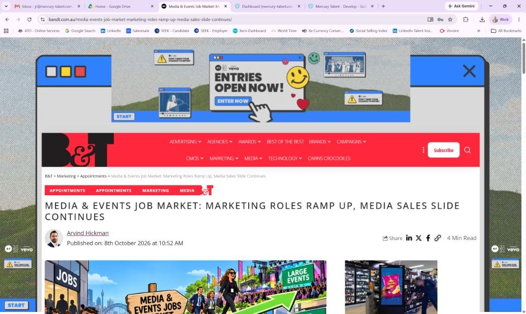 Media & Events Job Market: Marketing Roles Ramp Up, Media Sales Slide Continues