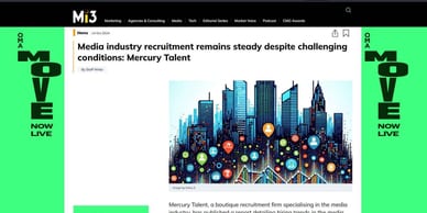 Media recruitment remains steady — Mercury Talent