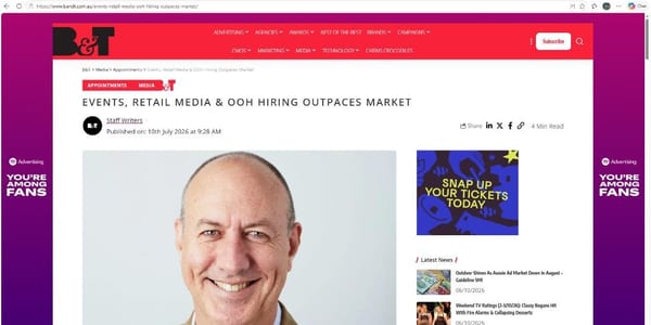 Australian Media Jobs Market Sluggish In Q2 2026, Melbourne Outpaces Sydney