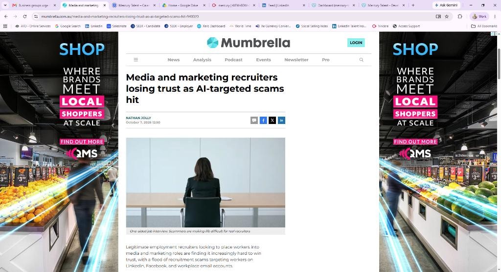 Media and marketing recruiters losing trust as AI-targeted scams hit